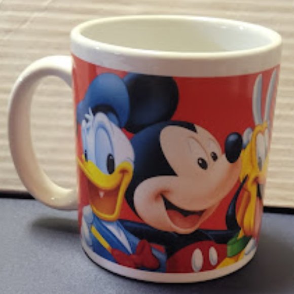Walt Disney Applause Fab Five Mickey, Minnie, Goofy and More 12oz Coffee Mug FL - Picture 4 of 6